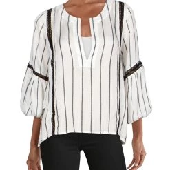 Brand new π Sancia Sigrid π© Womens Striped V-Neck Blouse β