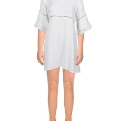 New β€οΈ Sancia Francoise π© Womens Eyelet Short Sleeves Fit & Flare π Dress π