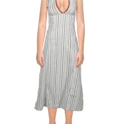 Best deal π₯° Sancia Miribel π© Womens Linen Blend Linen Fit & Flare π Dress βοΈ