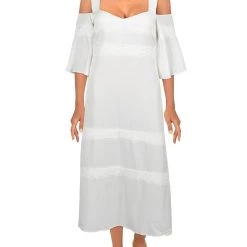 Cheap π Sancia The Celena π© Womens Cold Shoulder Pleated Fit & Flare π Dress π