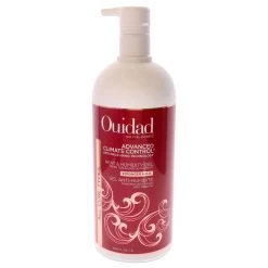 Cheap 🎁 Advanced Climate Control Heat and Humidity Gel - Strong Hold by Ouidad for Unisex - 33.8 oz Gel 🔥