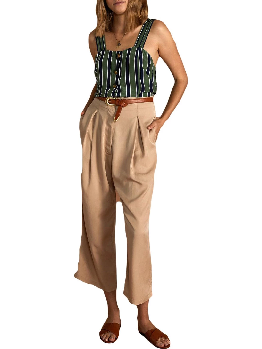 Promo π₯° Sancia Nataliya π© Womens Tencel Blend Back Tie Crop Top π₯° 3 Promo π₯° Sancia Nataliya π© Womens Tencel Blend Back Tie Crop Top π₯° - Image 3