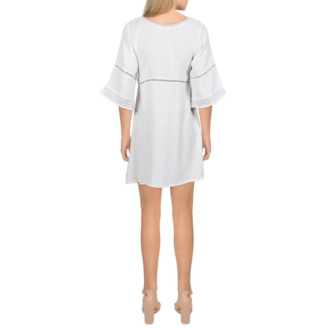 New β€οΈ Sancia Francoise π© Womens Eyelet Short Sleeves Fit & Flare π Dress π 2 New β€οΈ Sancia Francoise π© Womens Eyelet Short Sleeves Fit & Flare π Dress π - Image 2