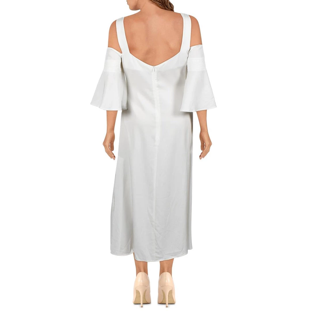 Cheap π Sancia The Celena π© Womens Cold Shoulder Pleated Fit & Flare π Dress π 2 Cheap π Sancia The Celena π© Womens Cold Shoulder Pleated Fit & Flare π Dress π - Image 2