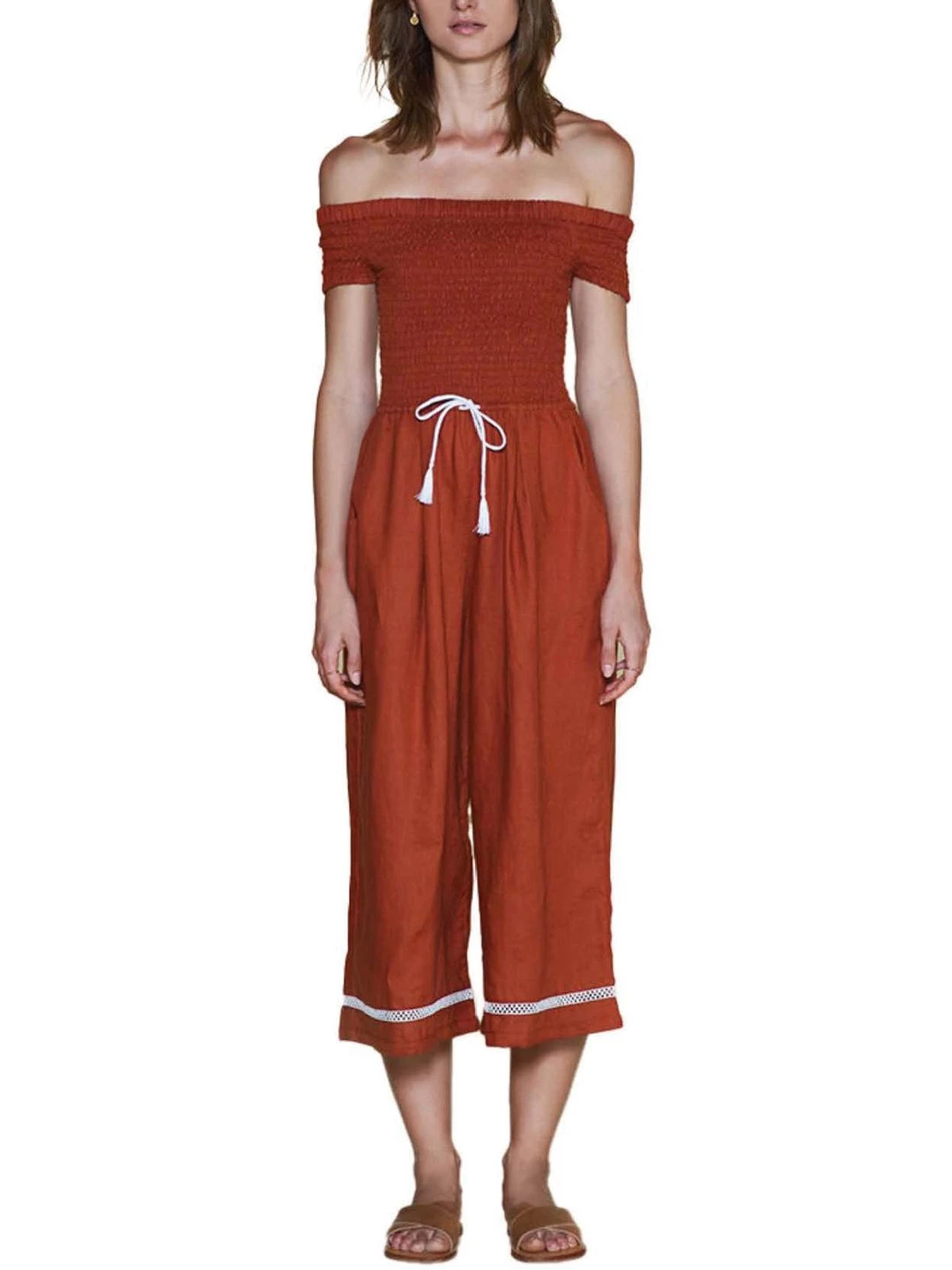 Promo π Sancia Orila π© Womens Smocked Hidden Pockets Jumpsuit π 1 Promo π Sancia Orila π© Womens Smocked Hidden Pockets Jumpsuit π