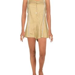 Wholesale π Sancia Cap D'Ail π© Womens Linen Lace Up Romper π