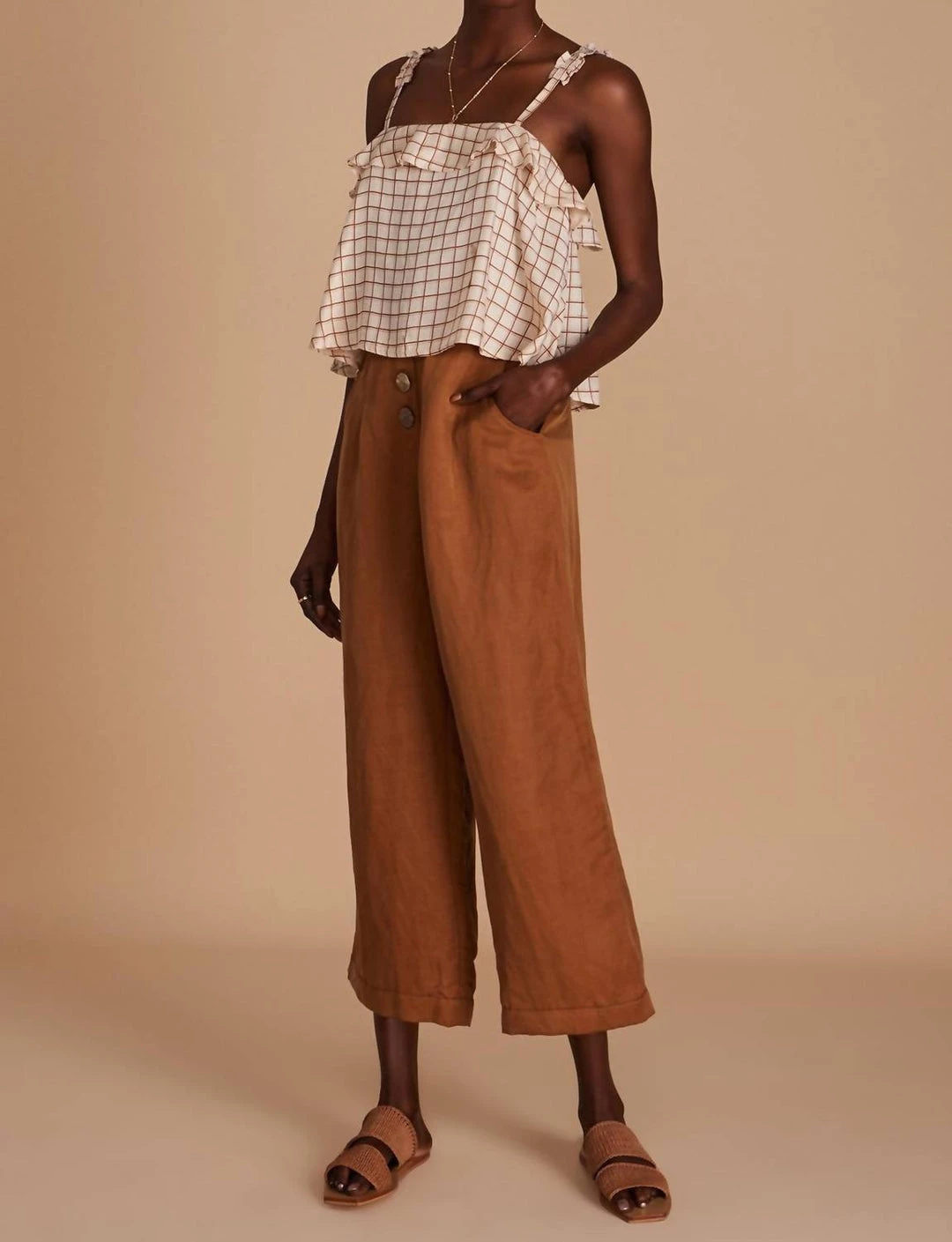 Buy π Sancia The Marquesa Top In Savanne Check - π© women π 1 Buy π Sancia The Marquesa Top In Savanne Check - π© women π