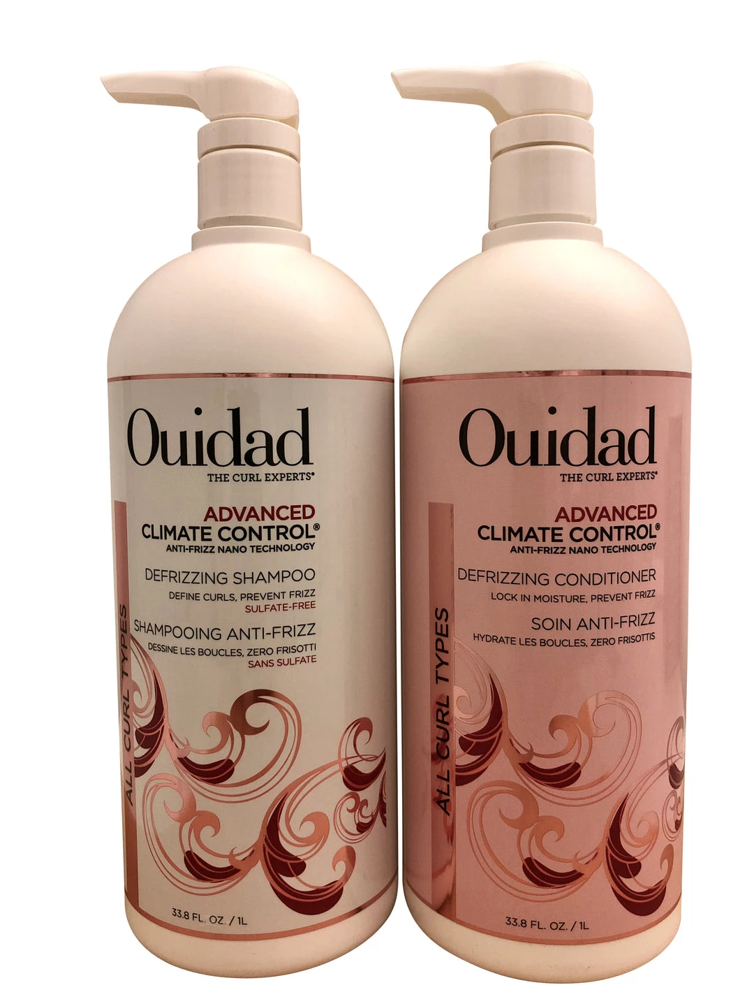 New β€οΈ Ouidad Advanced Climate Control Defrizzing Shampoo & Conditioner Set Ea 33.8 OZ π 1 New β€οΈ Ouidad Advanced Climate Control Defrizzing Shampoo & Conditioner Set Ea 33.8 OZ π