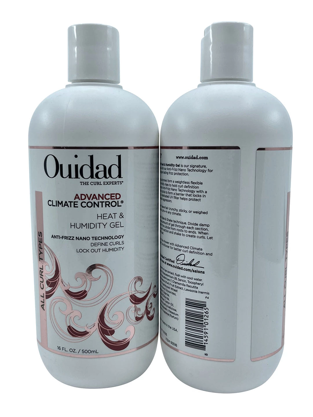 New π Ouidad Advanced Climate Control Heat Humidity Gel 16 OZ Pack of 2 π₯ 2 New π Ouidad Advanced Climate Control Heat Humidity Gel 16 OZ Pack of 2 π₯ - Image 2
