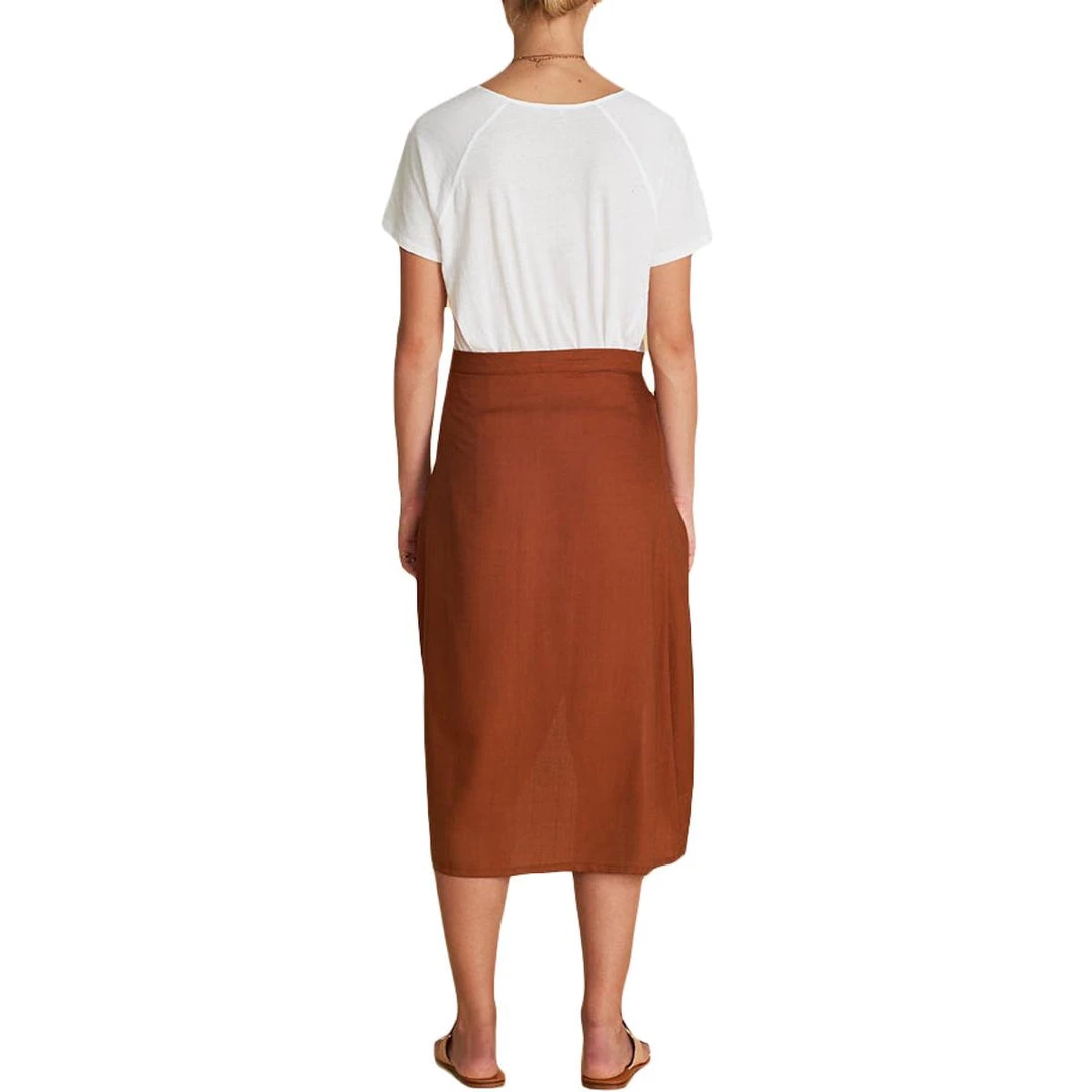 Outlet π Sancia Daria π© Womens Linen Blend Faux Wrap Tulip π Skirt π 2 Outlet π Sancia Daria π© Womens Linen Blend Faux Wrap Tulip π Skirt π - Image 2