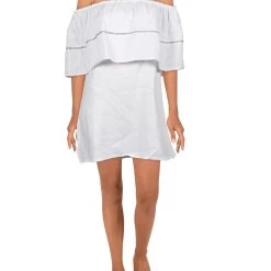 Promo π€© Sancia Riviera π© Womens Linen Off The Shoulder Shift π Dress π