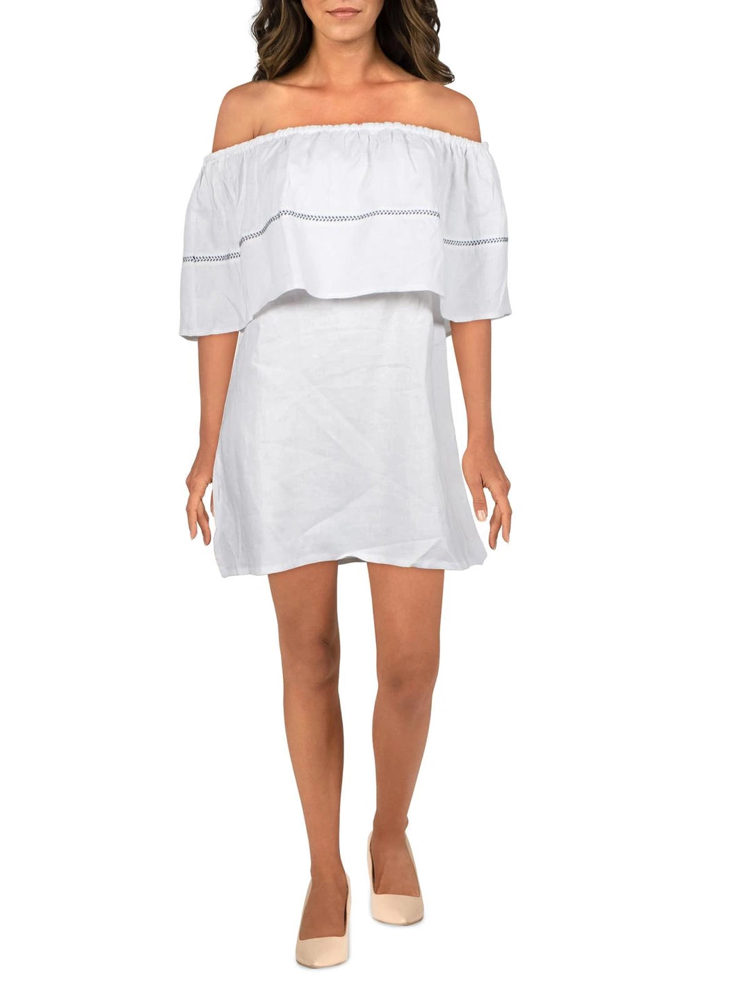 Promo π€© Sancia Riviera π© Womens Linen Off The Shoulder Shift π Dress π 1 Promo π€© Sancia Riviera π© Womens Linen Off The Shoulder Shift π Dress π