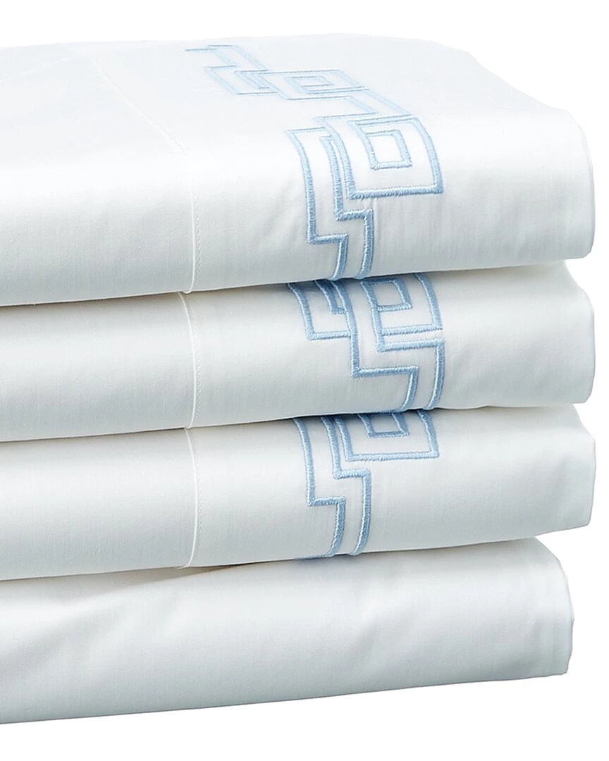Best deal π Dea Italian Linens Sinfonia Toscana by DEA Geo Embroidery Percale Sheet Set π 1 Best deal π Dea Italian Linens Sinfonia Toscana by DEA Geo Embroidery Percale Sheet Set π