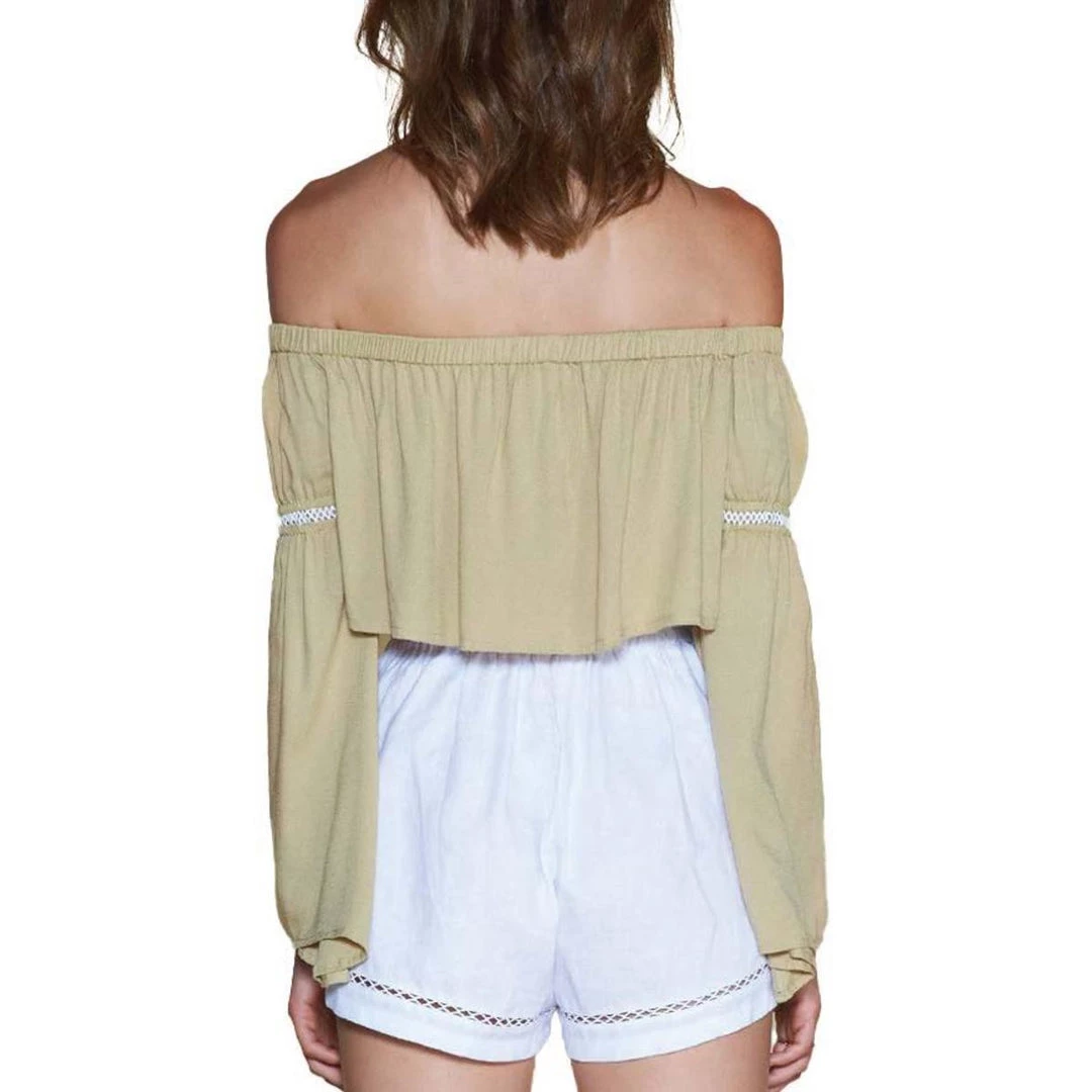 Coupon β Sancia Florienne π© Womens Off The Shoulder Cropped Blouse β€οΈ 2 Coupon β Sancia Florienne π© Womens Off The Shoulder Cropped Blouse β€οΈ - Image 2