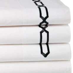 Best Sale 🛒 Dea Italian Linens Prato Embroidered Sheet Set 🧨